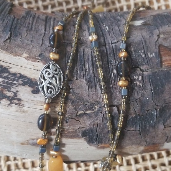 Silpada ~ Long Boho Serpentine Necklace N1928 - Picture 2 of 6